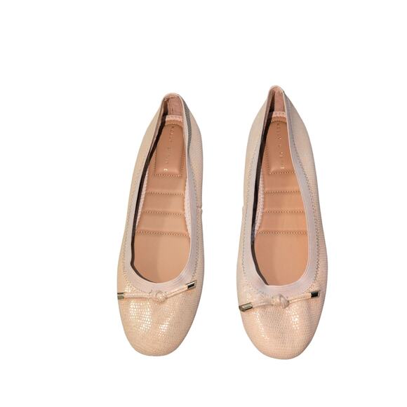 Kelly & Katie Gold and Beige Flats – Size 10 (New Without Tags) - Picture 1 of 5